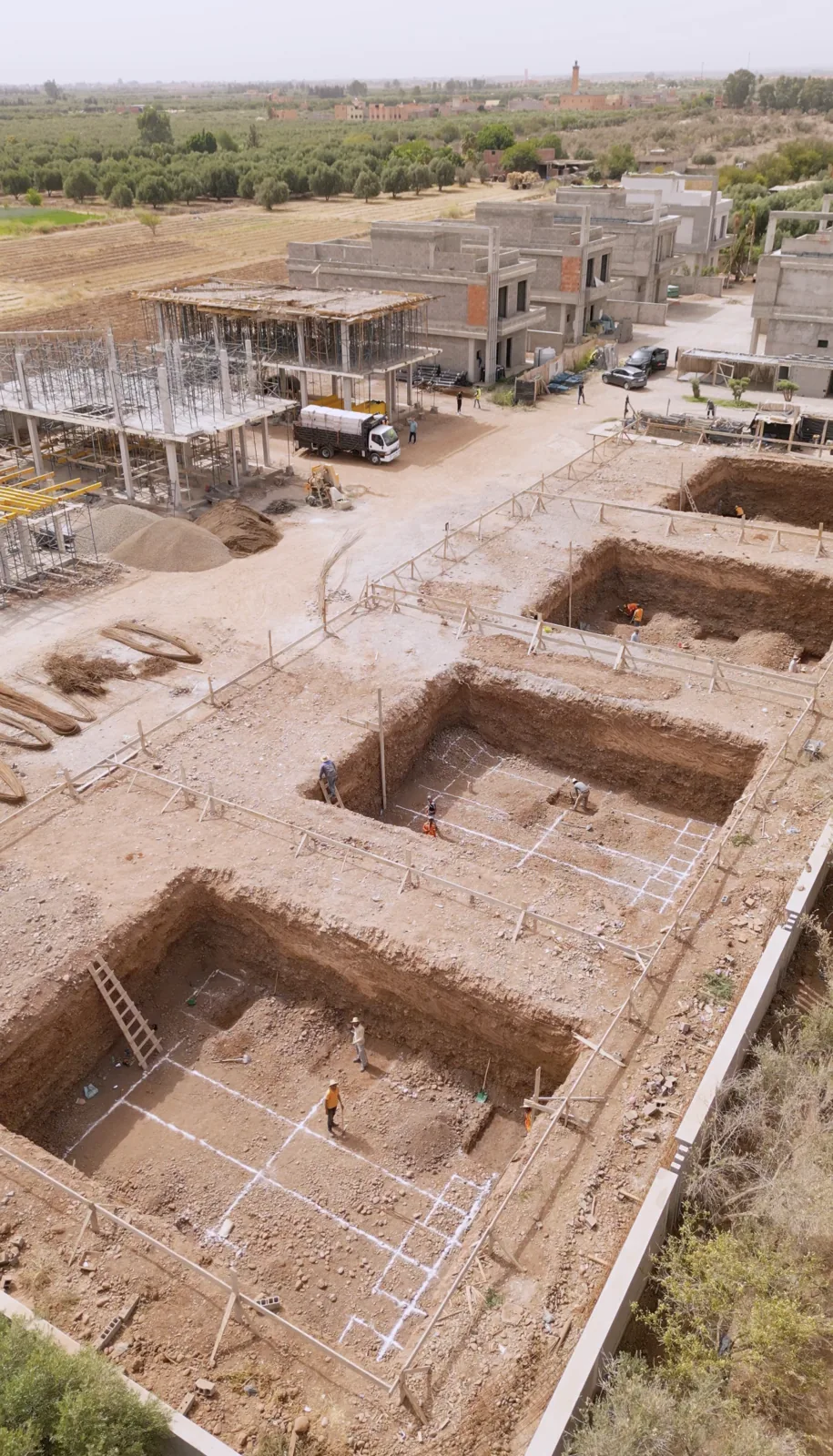 Projet de lotissement résidentiel de villas à Marrakech