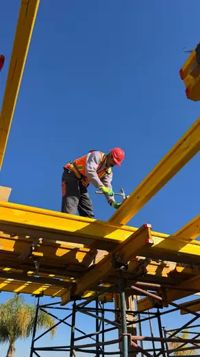 Villa construction site by WALL Construction in Marrakech