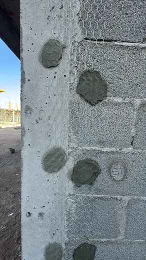 Villa construction site by WALL Construction in Marrakech