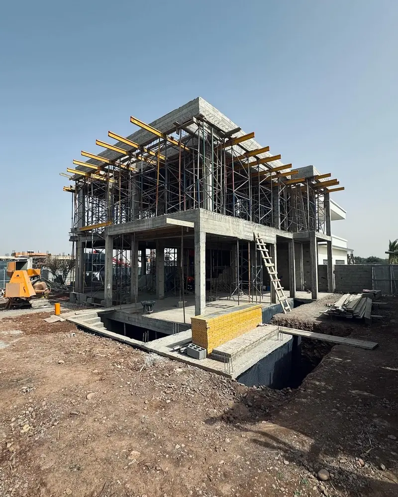 WALL Construction project in Marrakech