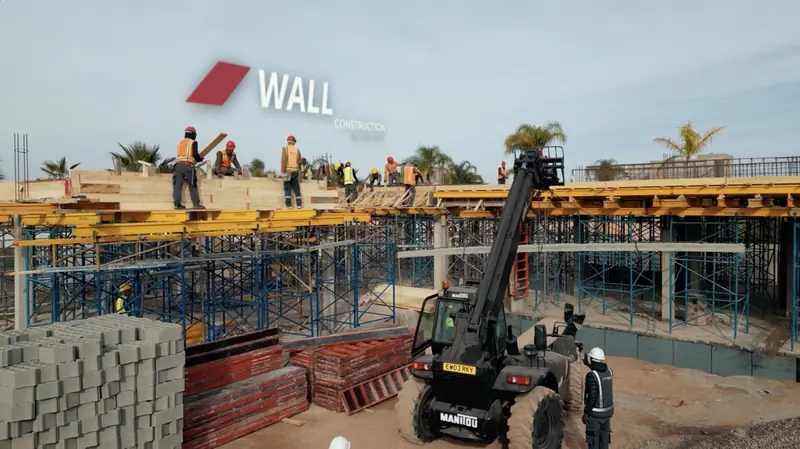WALL Construction project in Marrakech