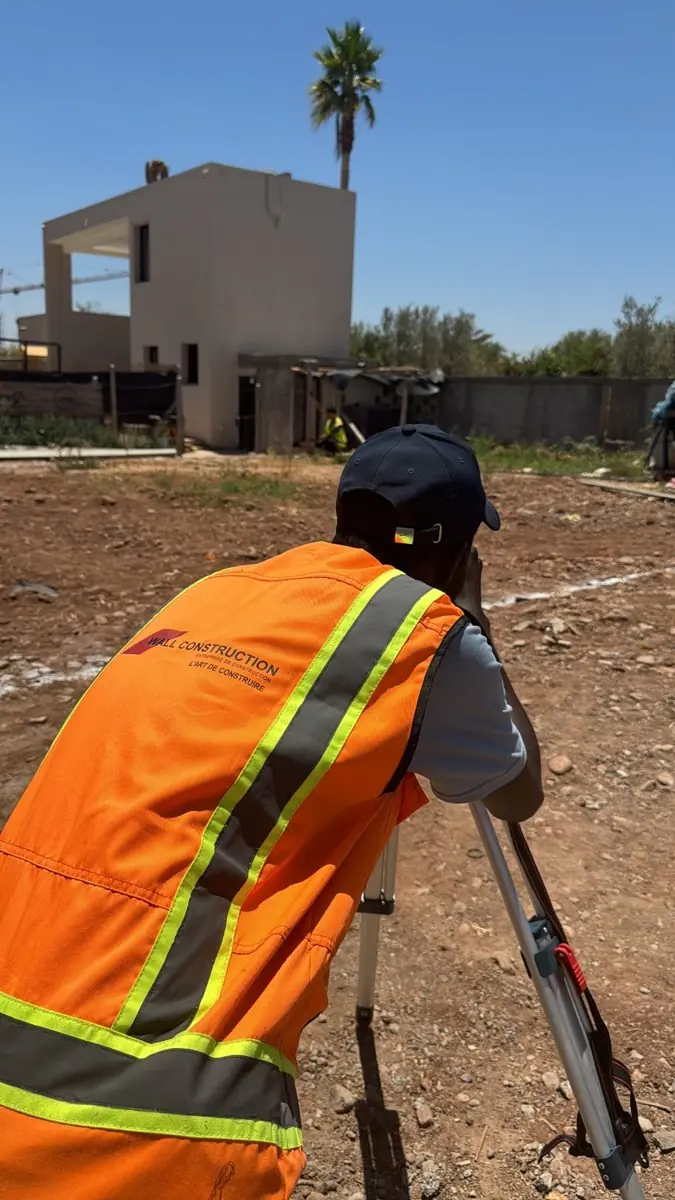 WALL Construction project in Marrakech