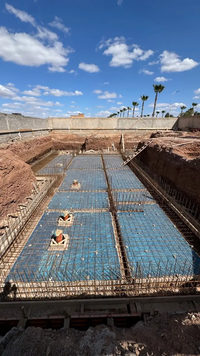 WALL Construction project in Marrakech