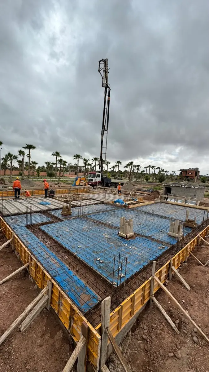 WALL Construction project in Marrakech