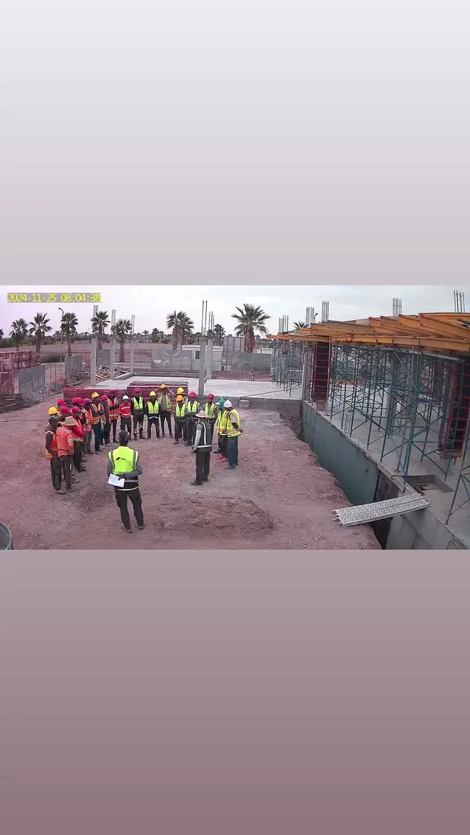 WALL Construction project in Marrakech